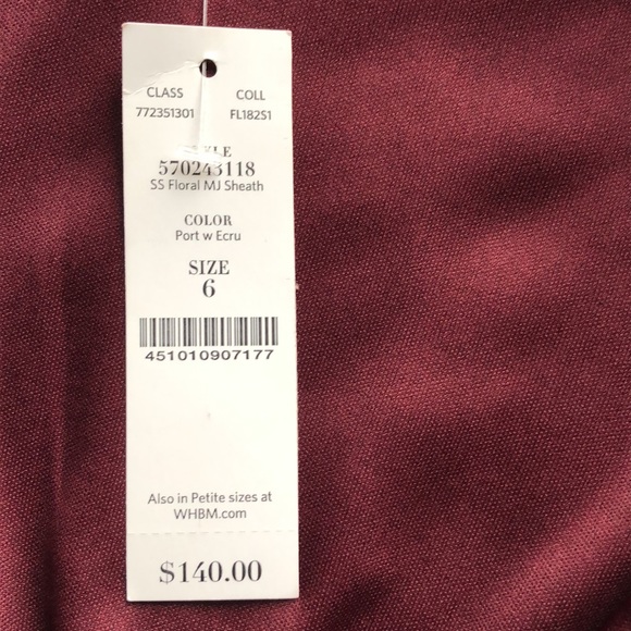 NWT White House Black Market Dress - Picture 7 of 7